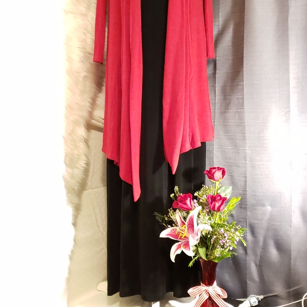 Stretchy heavy sleeveless maxi dress